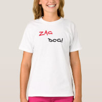 Zag Dog Brand White T - Shirt