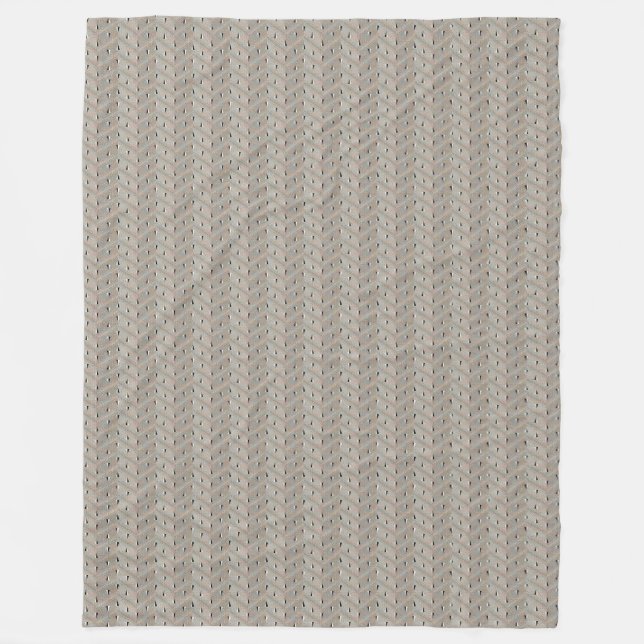 Zag-Punkt-Fleece-Decke Fleecedecke (Vorderseite)