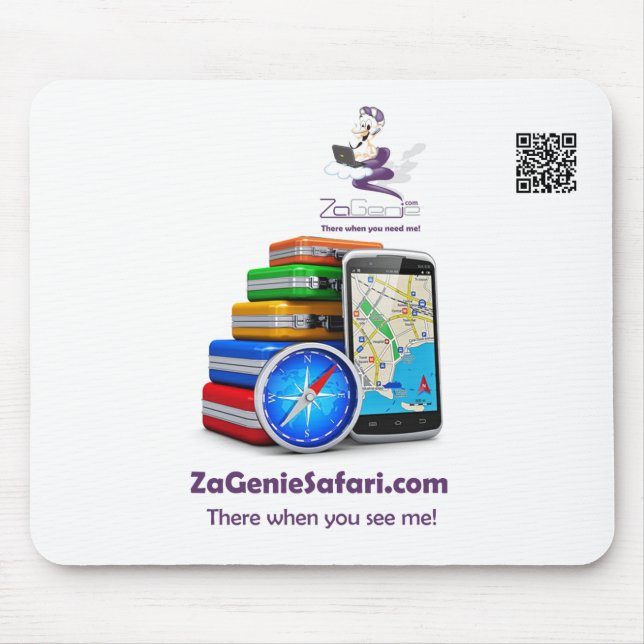 ZaGenie Safari - Maus-Pad Mousepad (Vorne)