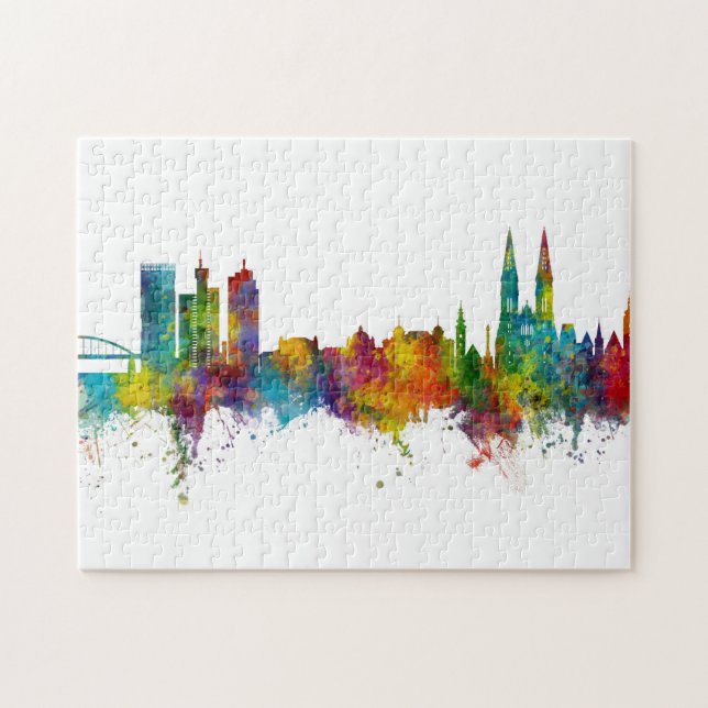 Zagreb Croatia Skyline (Horizontal)