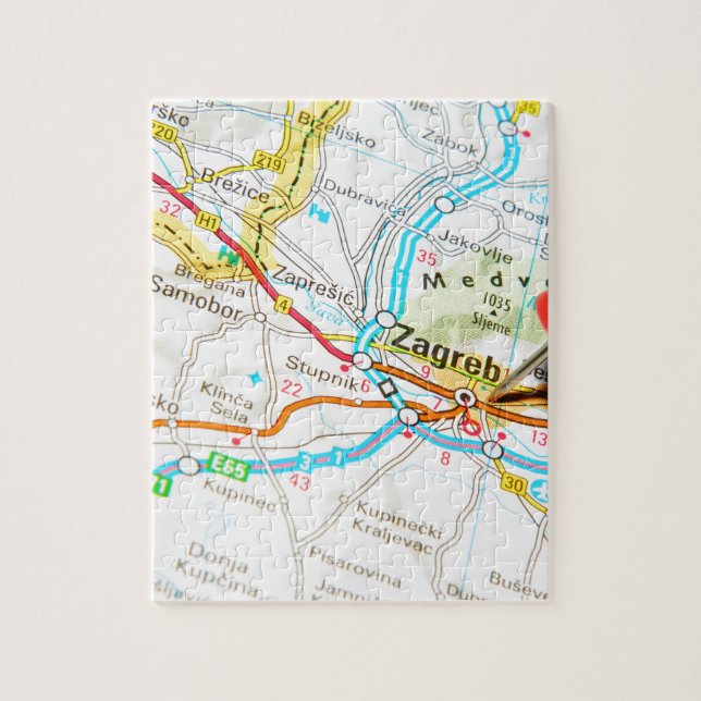 Zagreb, Kroatien (Vertikal)