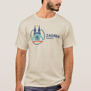 Zagreb Kroatien Europa T-Shirt