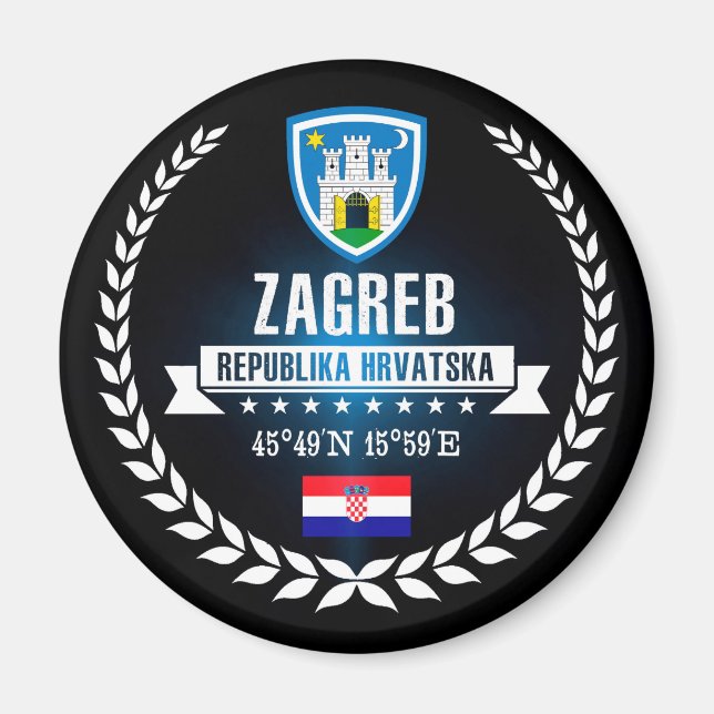 Zagreb Magnet (Vorne)