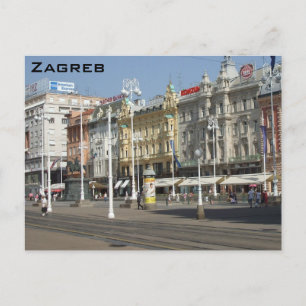 Zagreb Postkarte