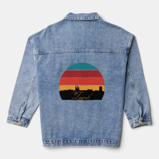 Zagreb, Silhouette Jeansjacke