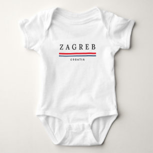Zagreb Stadt Kroatien Baby Strampler