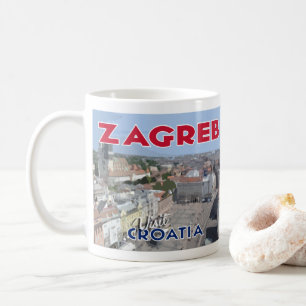 Zagreb, Visite Croatie I Love Coffee Mug