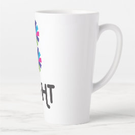 Zahl acht milchtasse