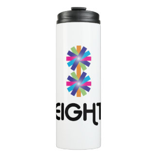 Zahl acht thermosbecher