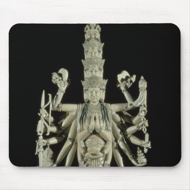 Zahl der hindischen Göttin Kali Mousepad (Vorne)