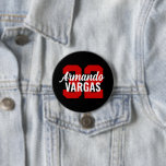 Zahl der schwarzen und roten Athleten Button<br><div class="desc">Freuen Sie sich auf Ihr Lieblings-Sportteam, Ihren Fußballspieler oder zeigen Sie einfach Ihren Schulstolz mit einem personalisierten Spirituosenknopf! Personalisieren Sie Ihre Daten mit der Jerseynummer eines Spielers oder einem anderen benutzerdefinierten Text. Ideal für Fußball, Basketball, Baseball und Fußball! Erstellen Sie individuelle Buttone für das ganze Team, Cheerleader, Eltern und Geschwister,...</div>