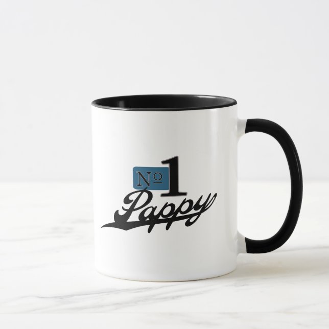 Zahl eine Pappy Tasse (Rechts)