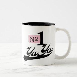 Zahl eine YaYa Zweifarbige Tasse