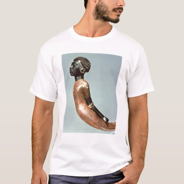 Zahl eines afrikanischen Mannes vom Ende von T-Shirt (Vorderseite)