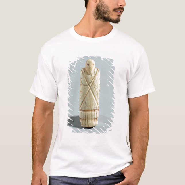 Zahl eines bärtigen Mannes (Elefantelfenbein) T-Shirt (Vorderseite)