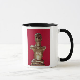 Zahl eines Gottes, der ein Drehmoment trägt Tasse