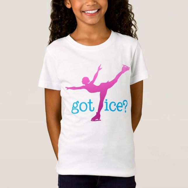 Zahl Skaten farbiger Text mit Skater - got Eis T-Shirt (Vorderseite)