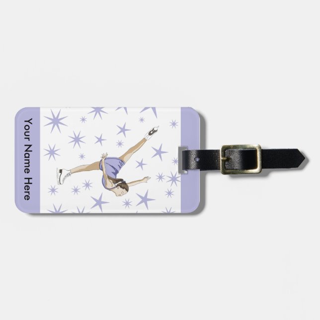 Zahl Skaten-Geschenkartikel Gepäckanhänger (Vorderseite horizontal)