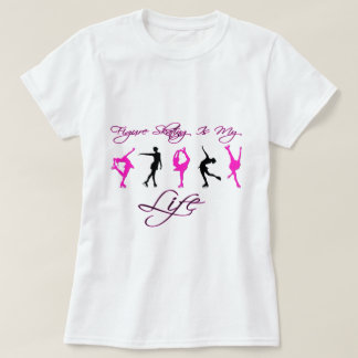Zahl Skaten ist mein Leben - ROSA u. SCHWARZES T-Shirt