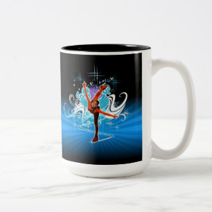 Zahl Skaten-Tasse Zweifarbige Tasse