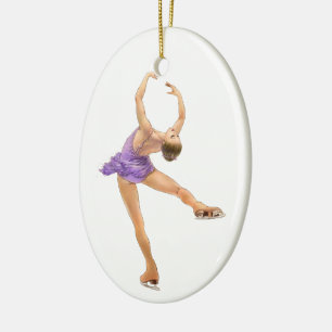 Zahl Skater-Oval-Verzierung Keramik Ornament