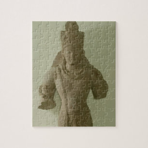 Zahl von Lord Vishnu, Mathura (roter Sandstein)