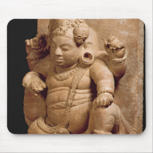 Zahl von Siva als Vamana, Mansar Maharashtra (Rot Mousepad