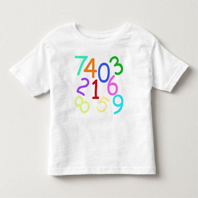 Zahlen - KinderT - Shirt (Vorderseite)