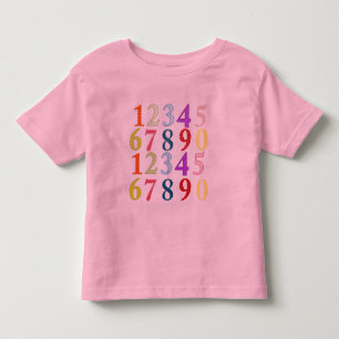 Zahlen Kleinkind T-shirt