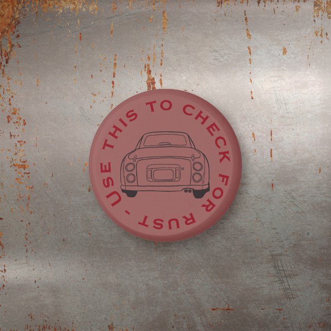 Zahlen Sehr nützlicher Karo für klassische Autos Magnet (Really useful magnet to check for your on your figaro car)