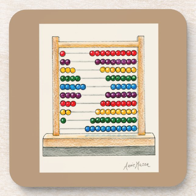 Zählen Sie auf mich Getränkeuntersetzer (Vorderseite)