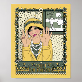 Zählen Sie auf sich selbst_C_8x10 Poster