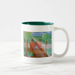ZÄHLEN SIE IHRE SEGEN-TASSE ZWEIFARBIGE TASSE