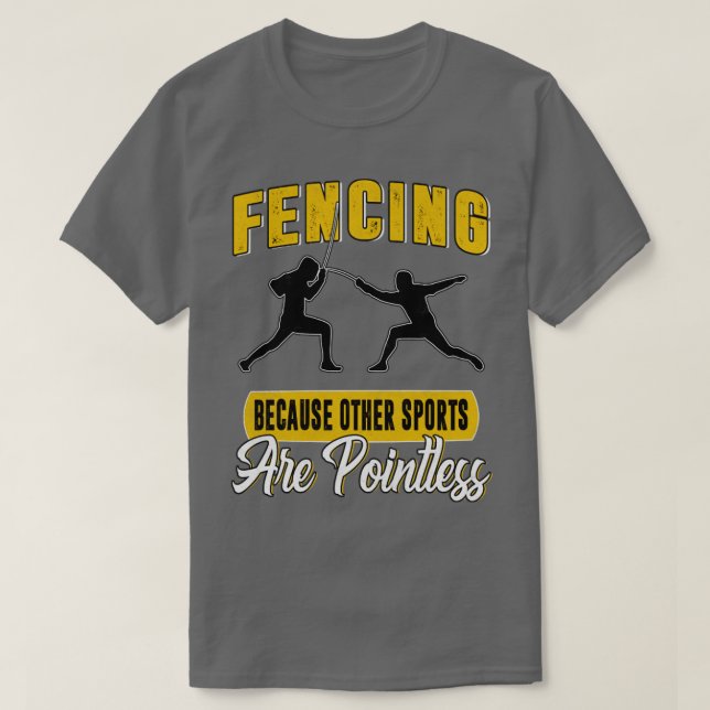 Zählen, weil andere Sportarten sinnlos sind T-Shirt (Design vorne)