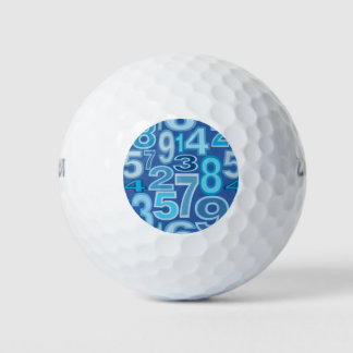 Zahlenmuster Golfball