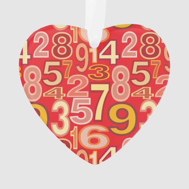 Zahlenmuster Ornament (Rückseite)