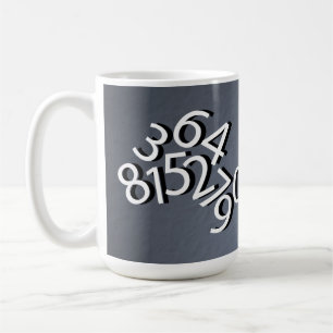 Zahlentwurf Kaffeetasse