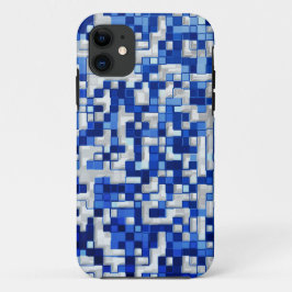 Zahlreiche kleine Plätze, blaue Farbtöne Case-Mate iPhone Hülle