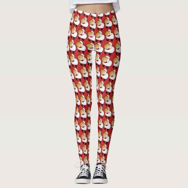 Zählschaf Leggings (Vorderseite)