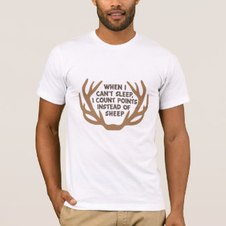 Zählt Punkte für Antler/Rack lustig für Jäger T-Shirt