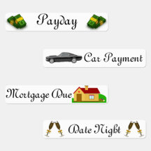 Zahltag, Autoverzahlung, Hypothek fällig, Datum Na