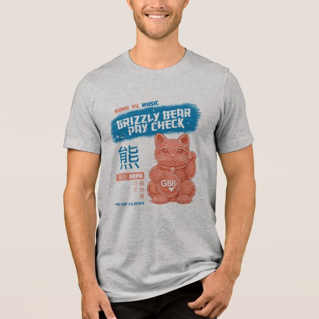 Zahltag Tri-Blend Shirt (Vorderseite)