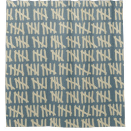 Zähltage Größere Druckcreme auf jeder Farbe Duschvorhang