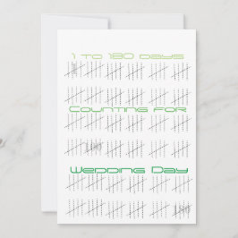 Zähltage mit Sticks Einladung