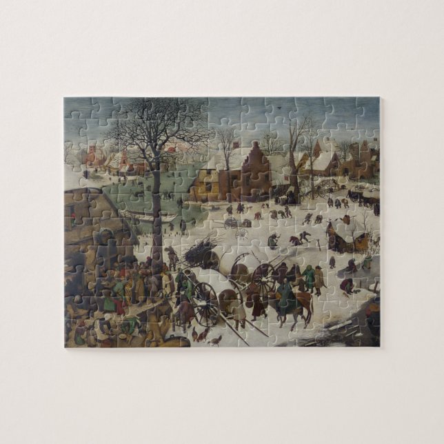 Zählung in Bethlehem durch Pieter Bruegel (Horizontal)