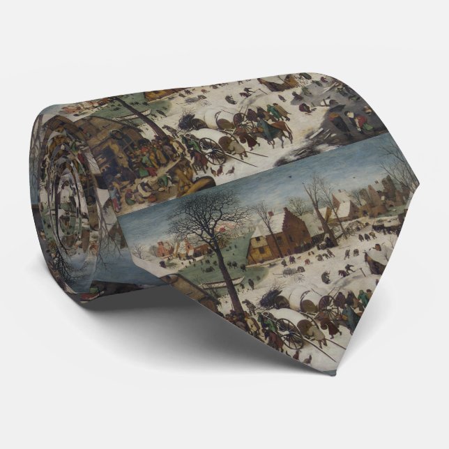 Zählung in Bethlehem durch Pieter Bruegel Krawatte (Gerollt)