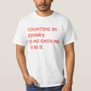 Zählung in der Zweiheit T-Shirt