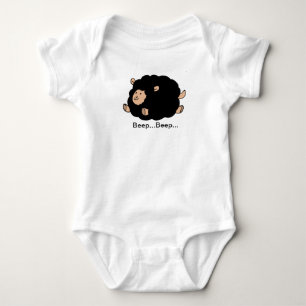 Zählung lustiger Schafe zum Einschlafen Baby Strampler