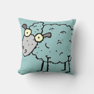 ZÄHLUNGSBLUE DURCH PILLOW - DESIGNER GIFTS KISSEN