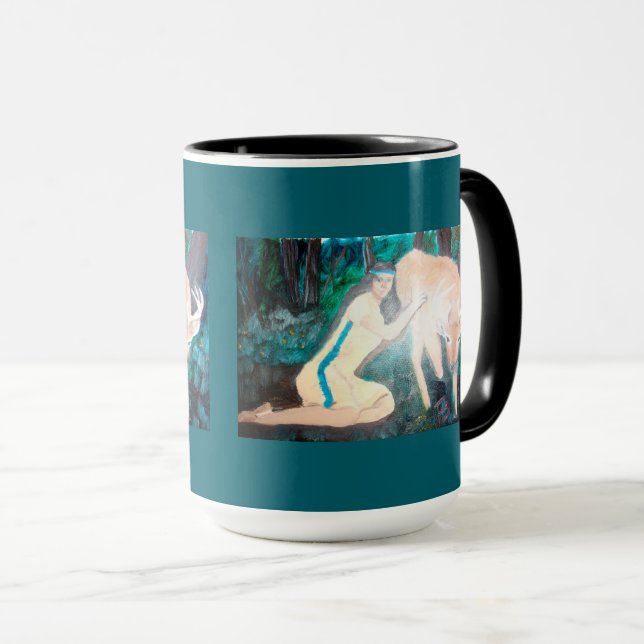 Zahm Tasse Hirsch (VorderseiteRechts)